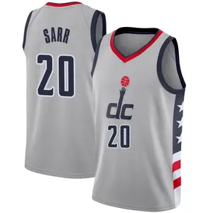 Men's Alexandre Sarr Washington Wizards Nike Swingman Gray 2020/21 Jersey - City Edition