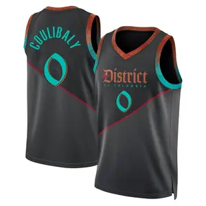 Men's Bilal Coulibaly Washington Wizards Nike Swingman Black 2023/24 City Edition Jersey