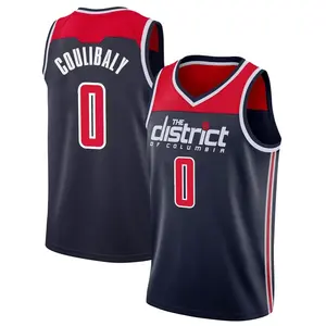 Men's Bilal Coulibaly Washington Wizards Nike Swingman Navy 2019/20 Jersey - Statement Edition