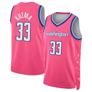 Men's Kyle Kuzma Washington Wizards Nike Swingman Pink 2022/23 City Edition Jersey