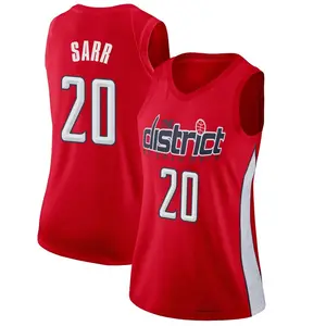 Women's Alexandre Sarr Washington Wizards Nike Swingman Red 2018/19 Jersey - Earned Edition