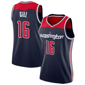 Women's Anthony Gill Washington Wizards Nike Swingman Navy Jersey - Statement Edition