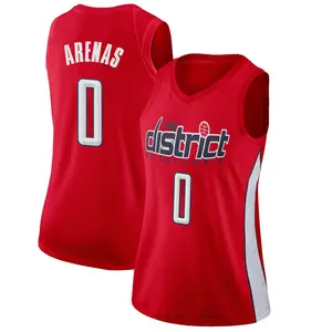 Women's Gilbert Arenas Washington Wizards Nike Swingman Red 2018/19 Jersey - Earned Edition