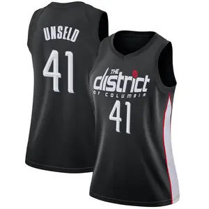 Women's Wes Unseld Washington Wizards Nike Swingman Black 2018/19 Jersey - City Edition